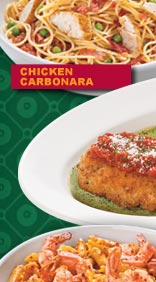 Try these delicious dishes:
Penne San Remo
Penne Basilica
Chicken Carbonara
Prosciutto Stuffed Chicken
Shrimp Fra Diavolo
Chianti Braised Short Ribs