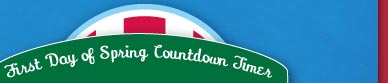 First Day of SPring Countdown Timer